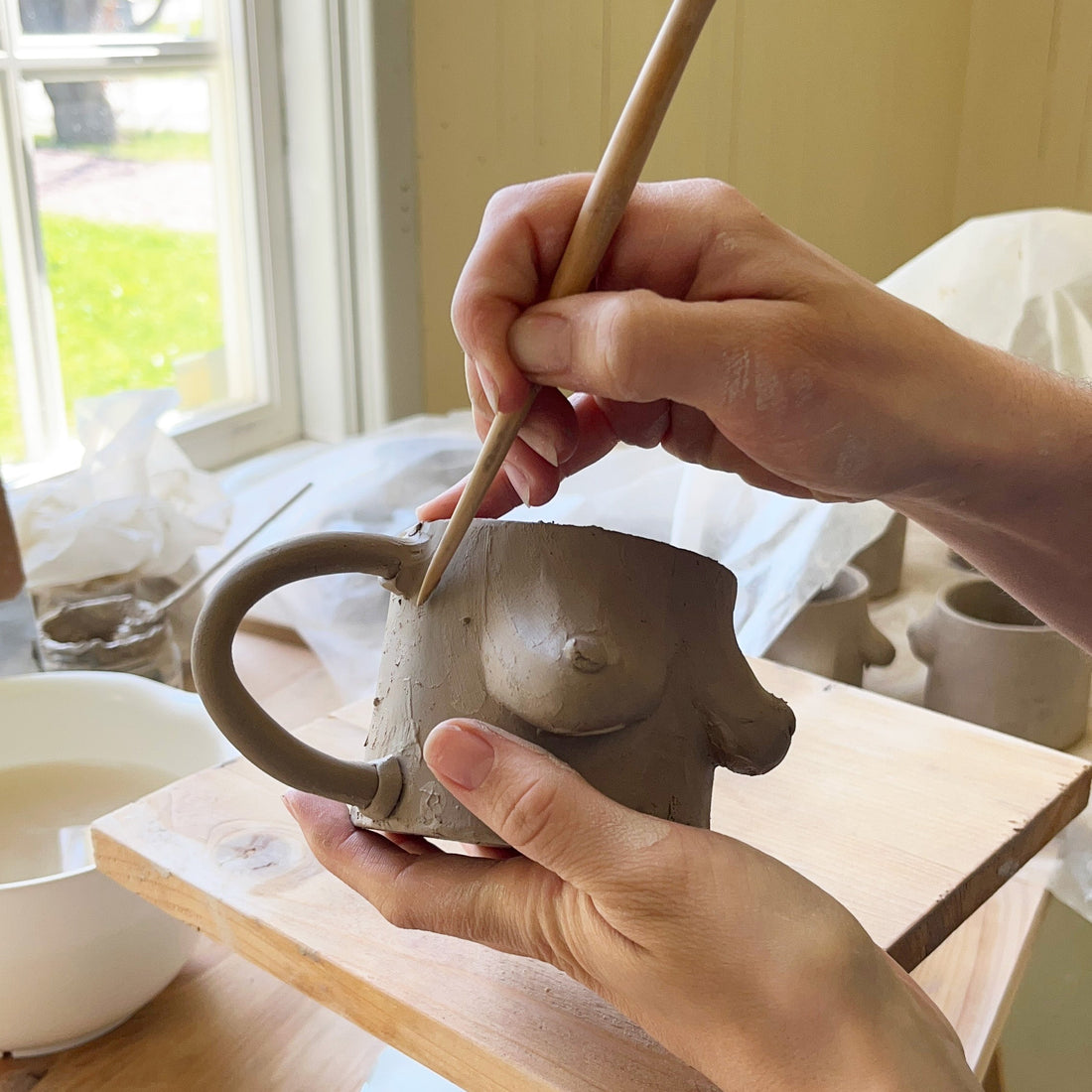 The journey from raw clay to the finished piece you hold in your hands