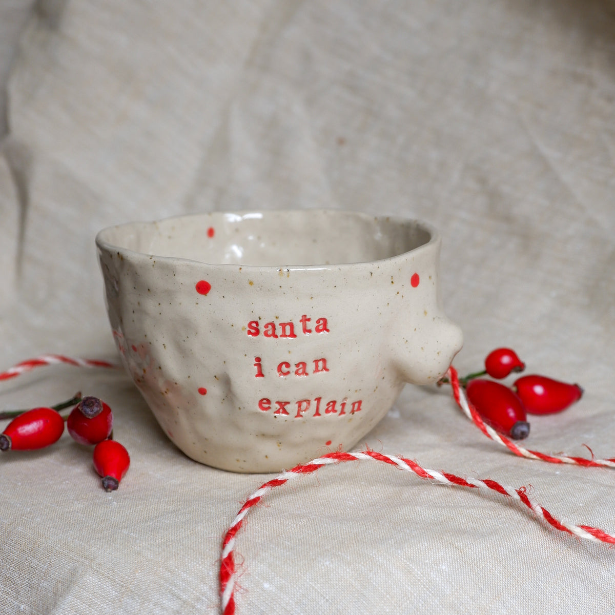 santa, i can explain Mug