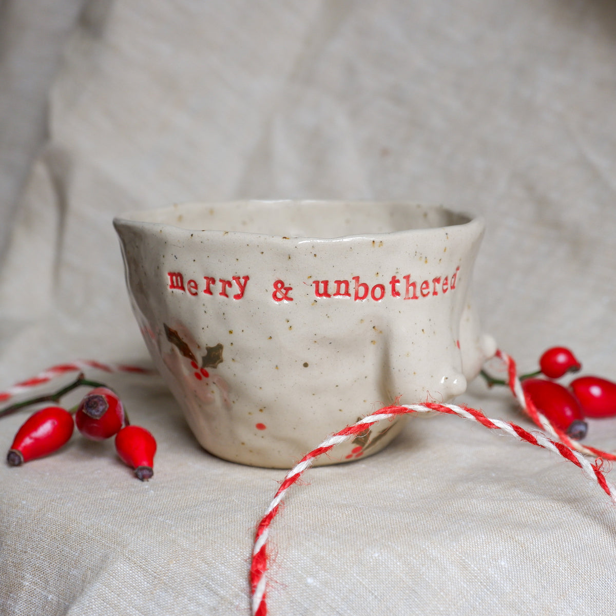 merry&unbothered - holly Mug