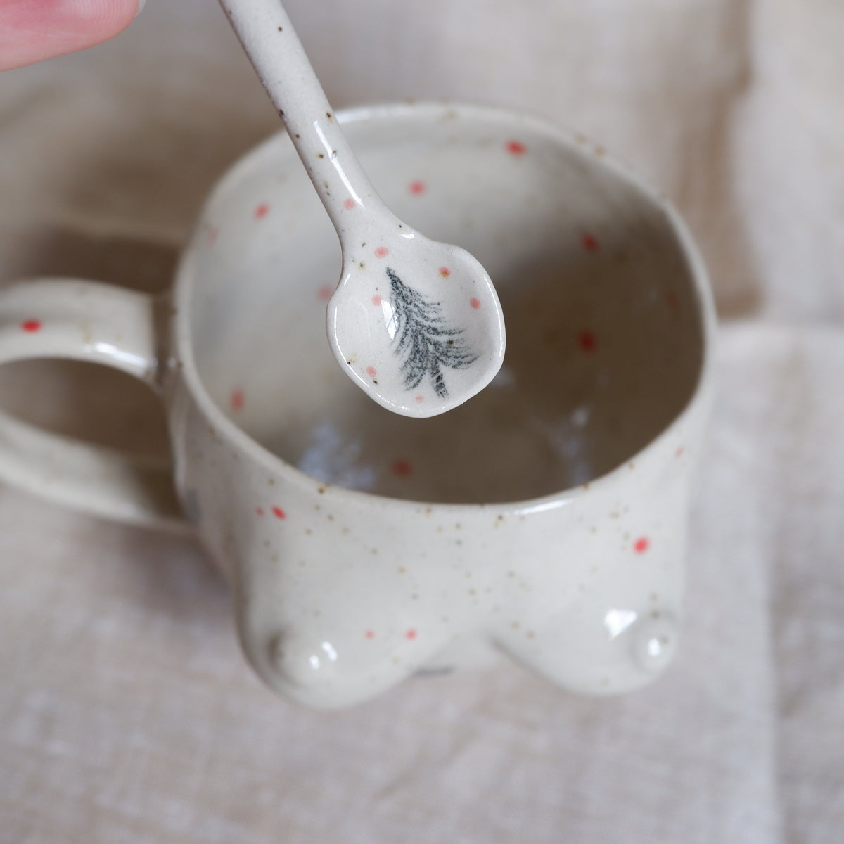 Christmas mug & spoon set