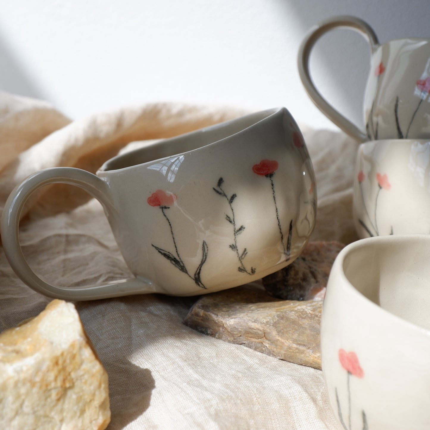 Poppy Flowers Mug