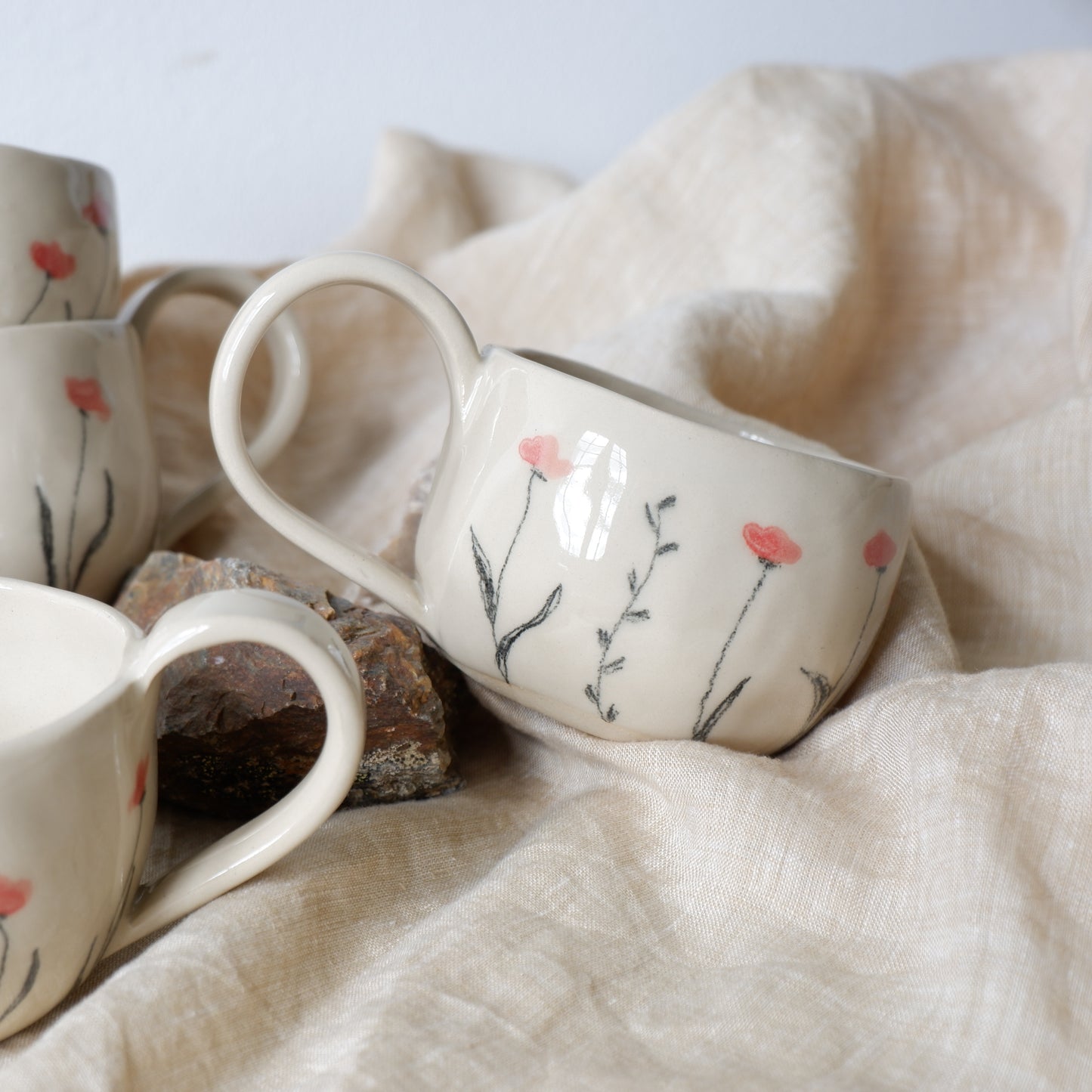 Poppy Flowers Mug