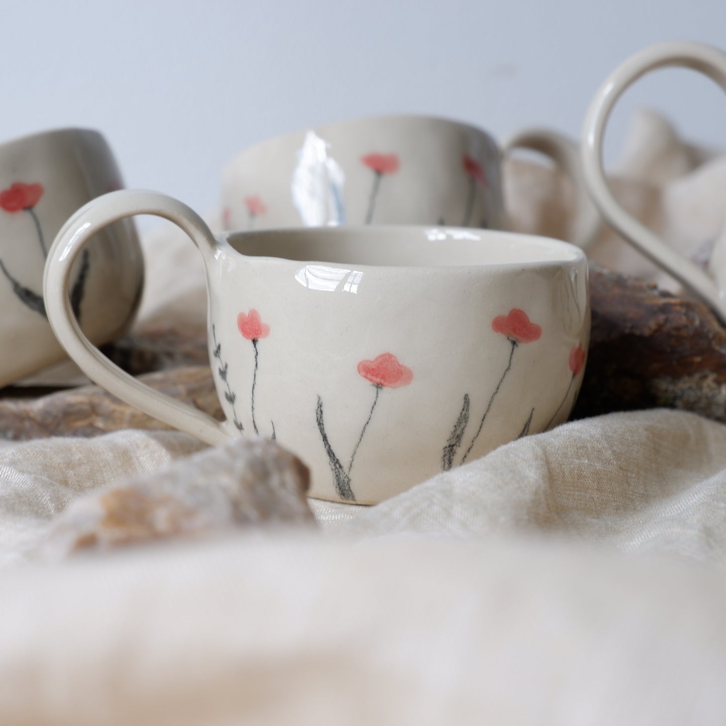 Poppy Flowers Mug