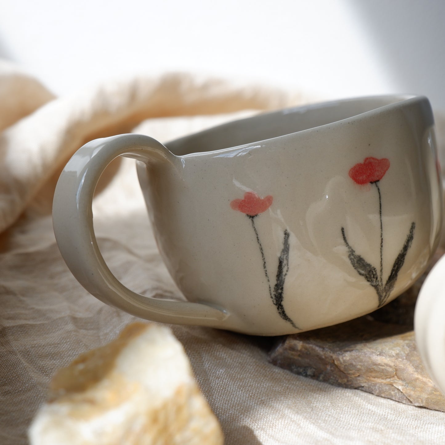 Poppy Flowers Mug