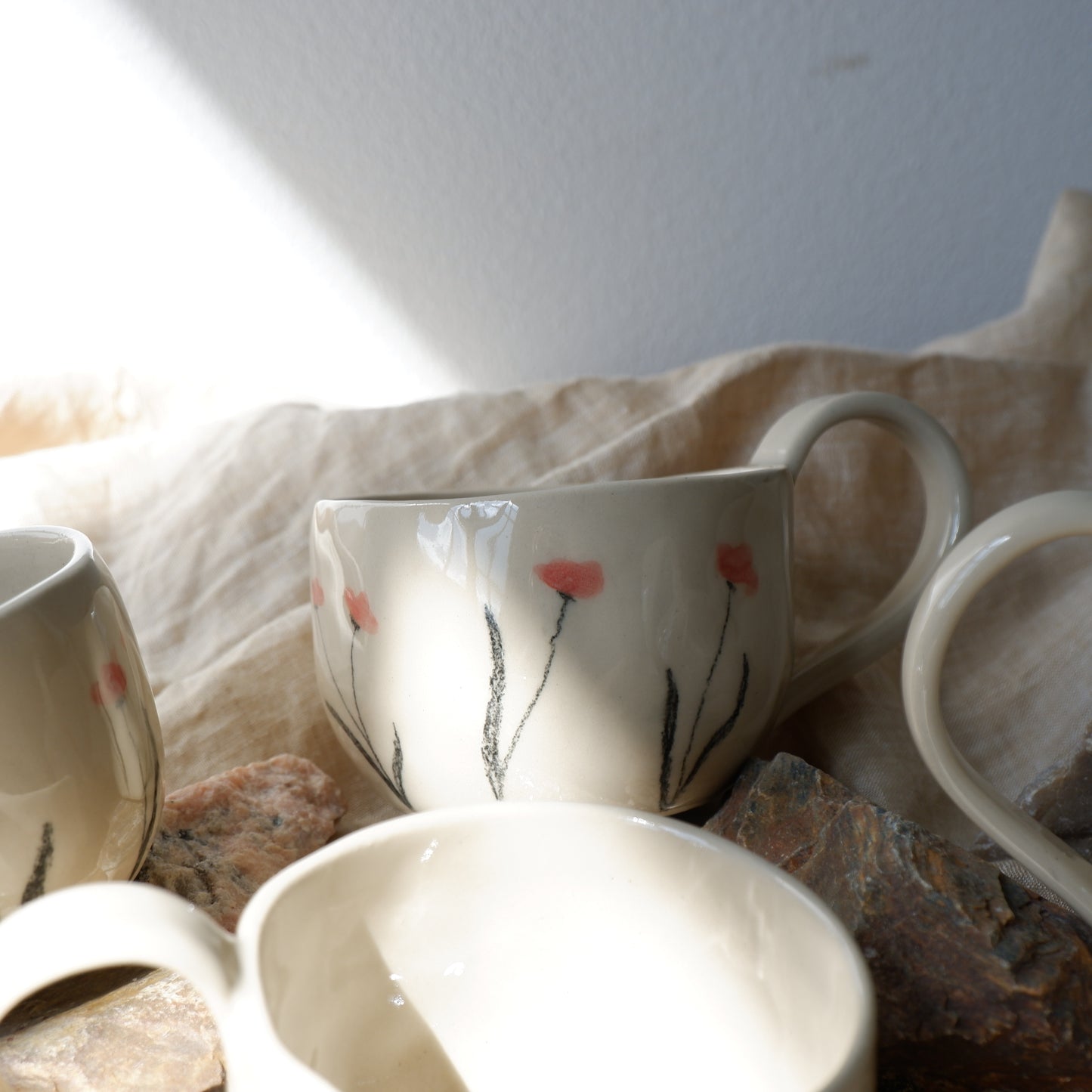 Poppy Flowers Mug