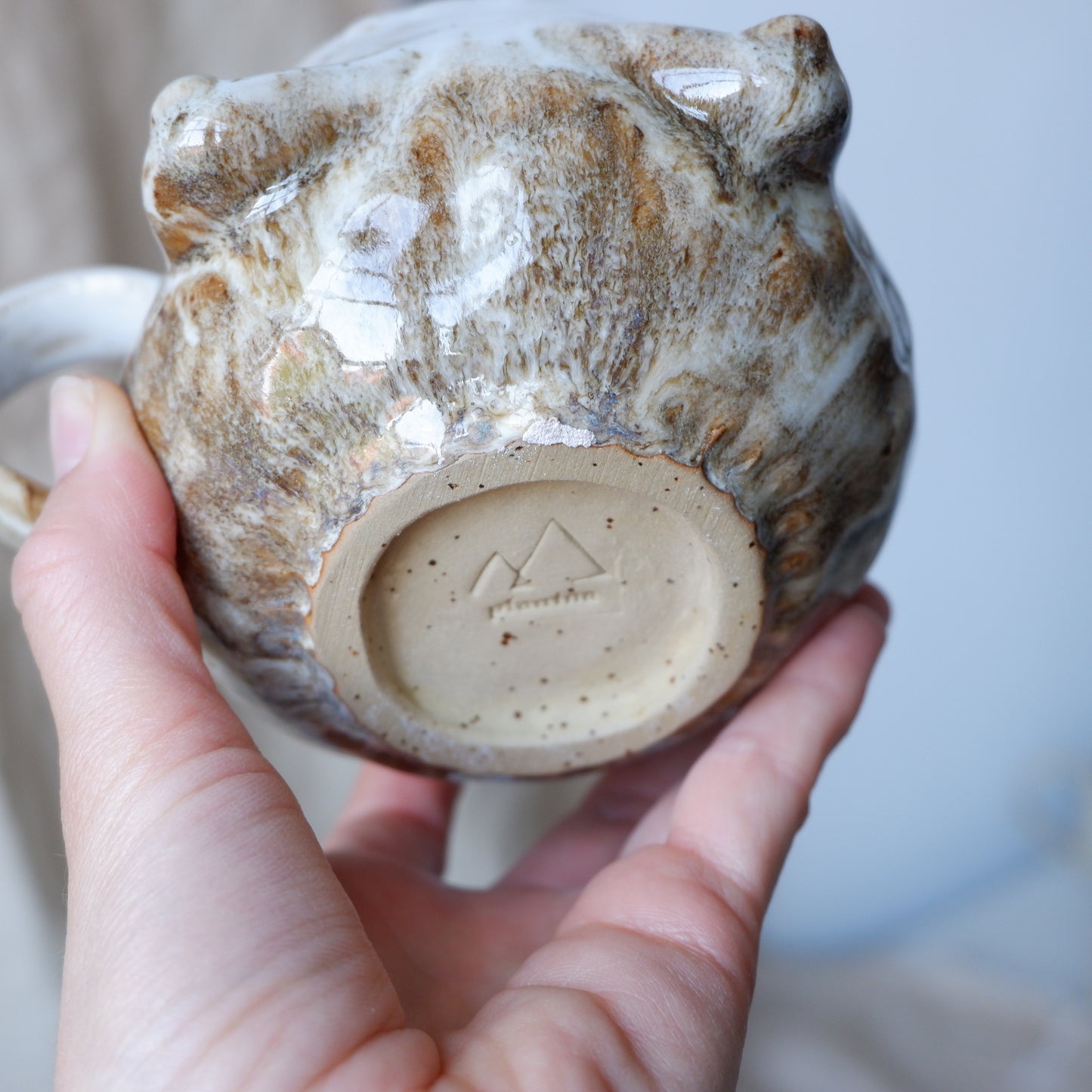 Birch Bark Mug with raised bottom