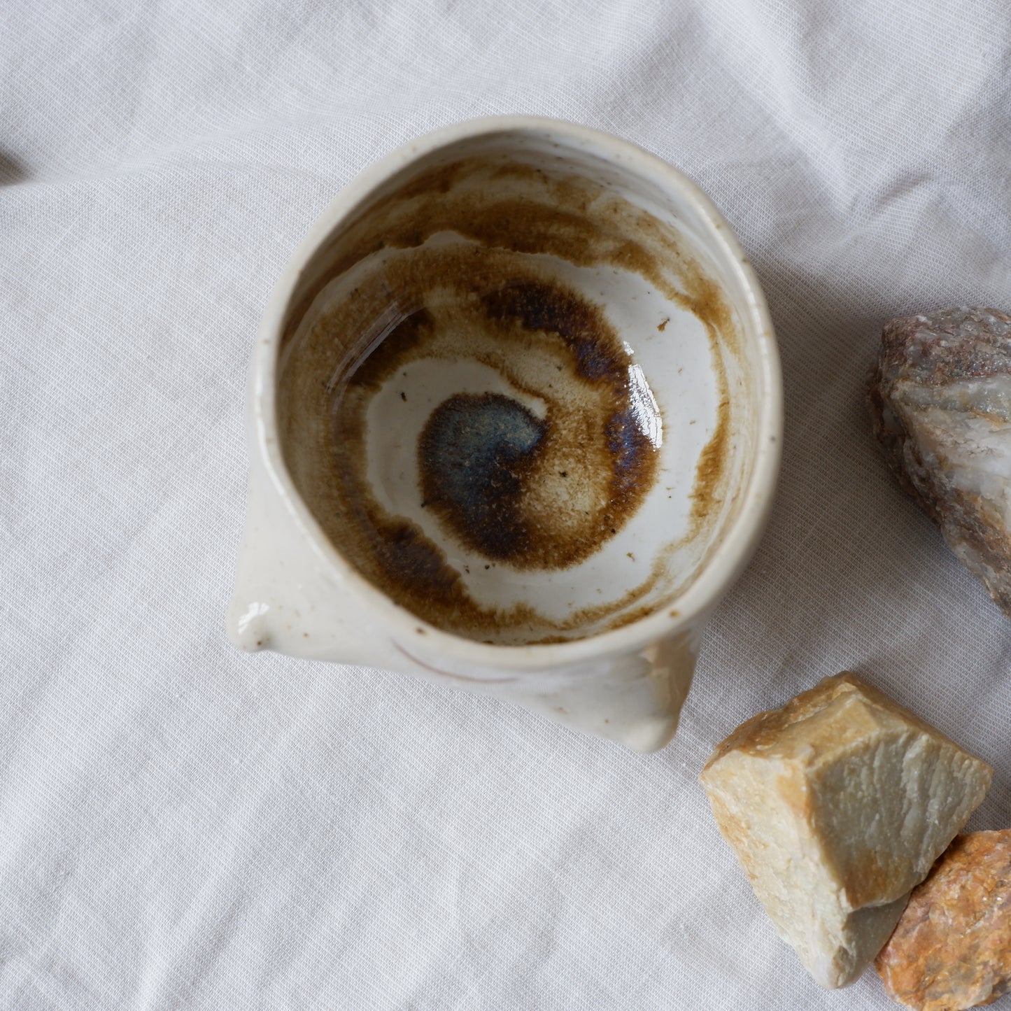 Carved tattoo mug // symbolizing intuition, abundance, and deep roots