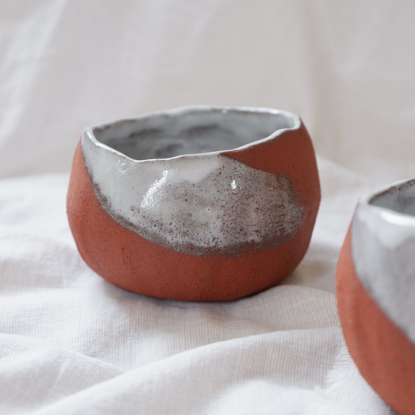 Ceremonial cups made from red clay