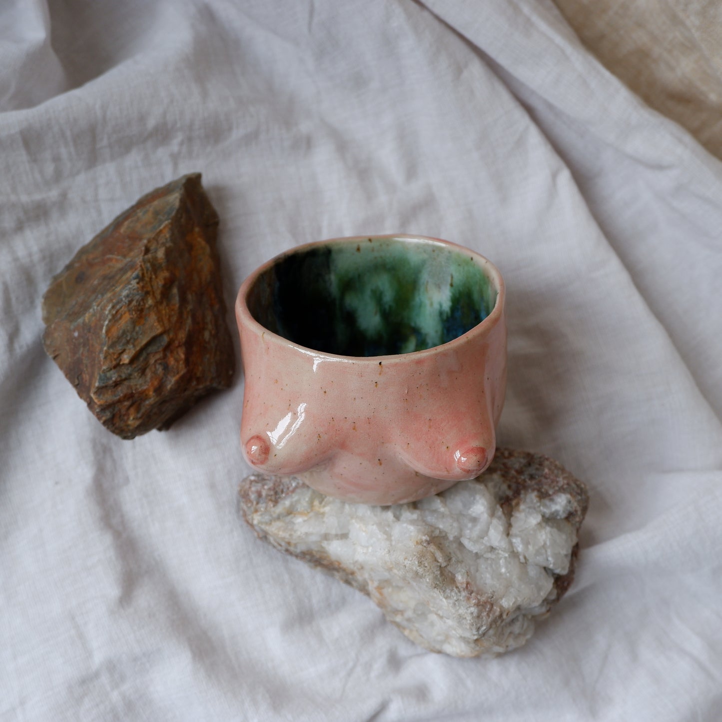 Rosy Green Mug