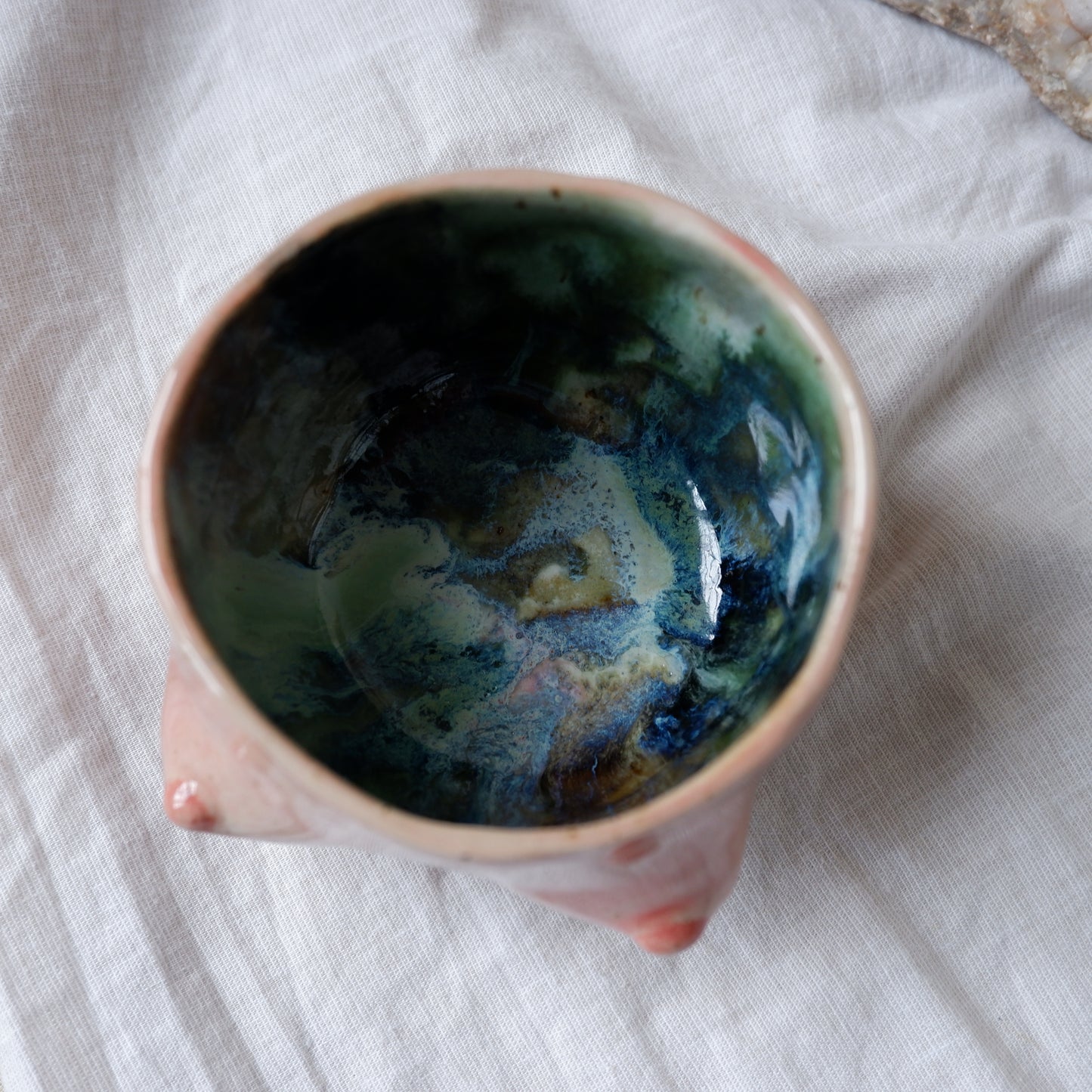 Rosy Green Mug