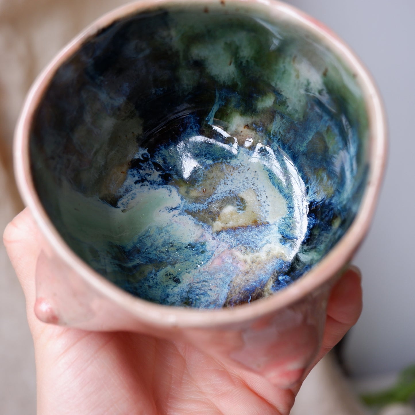 Rosy Green Mug