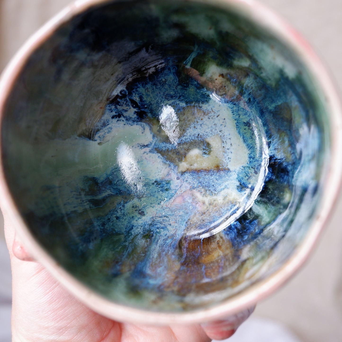 Rosy Green Mug