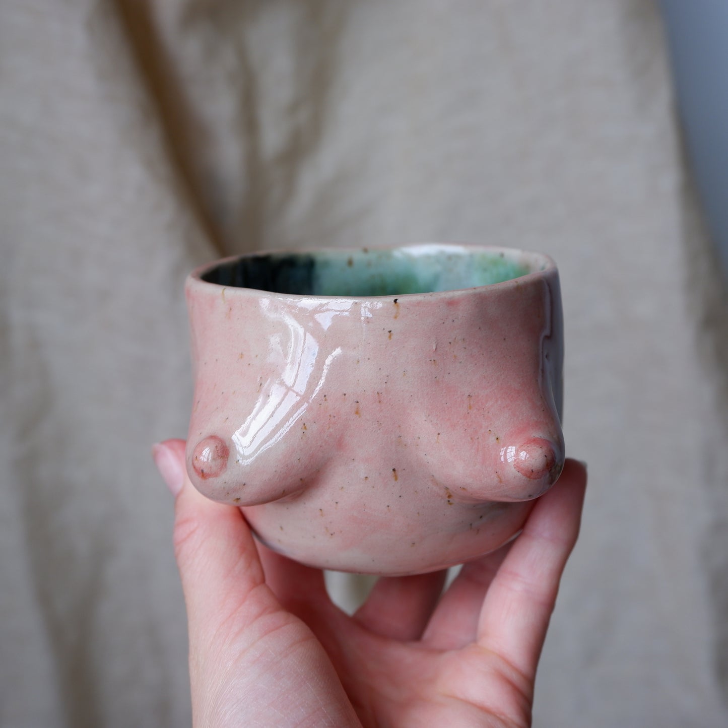 Rosy Green Mug