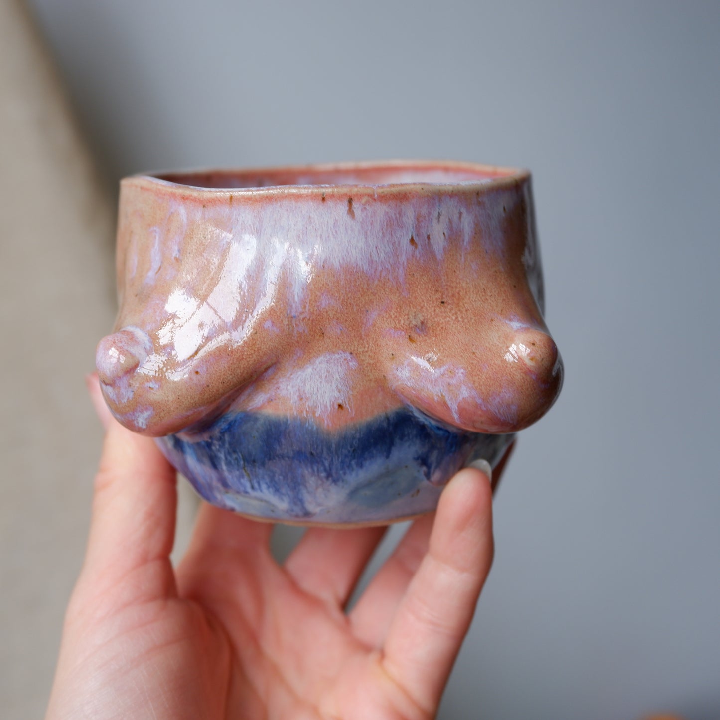 Rosy Blue Mug
