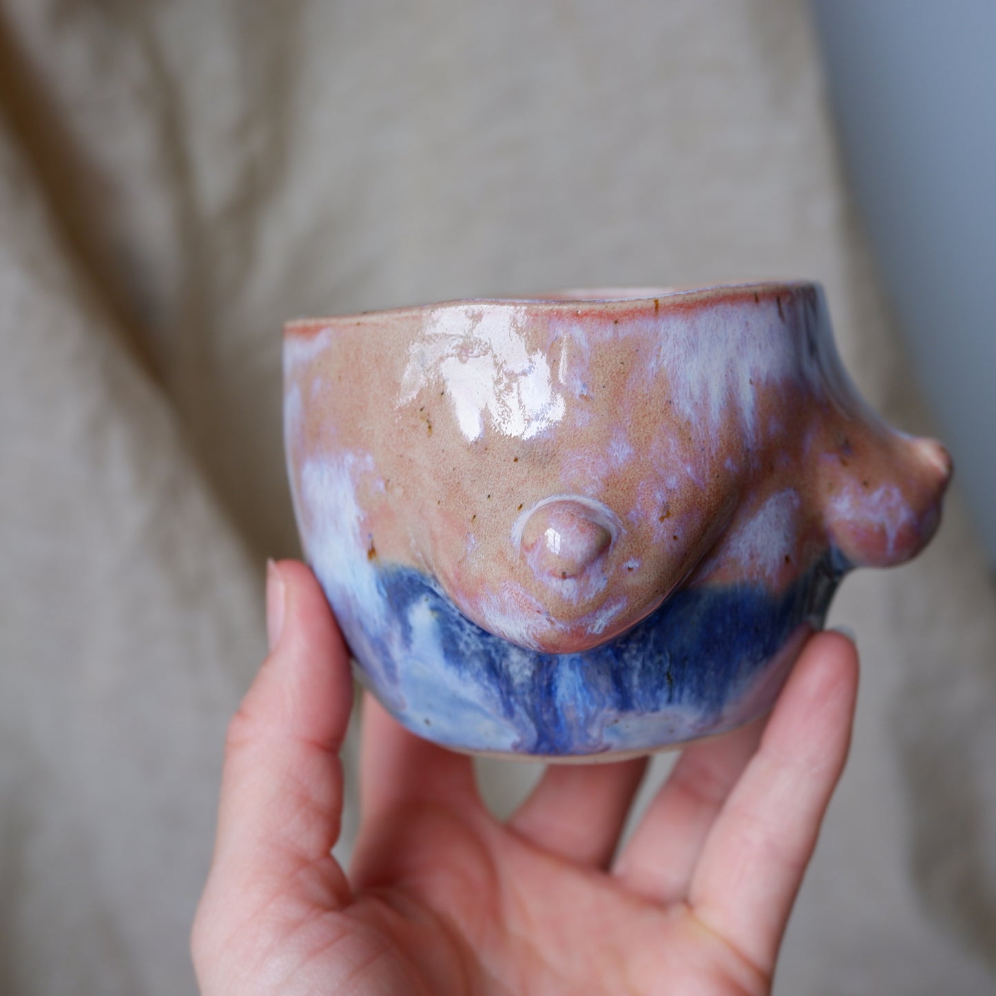 Rosy Blue Mug