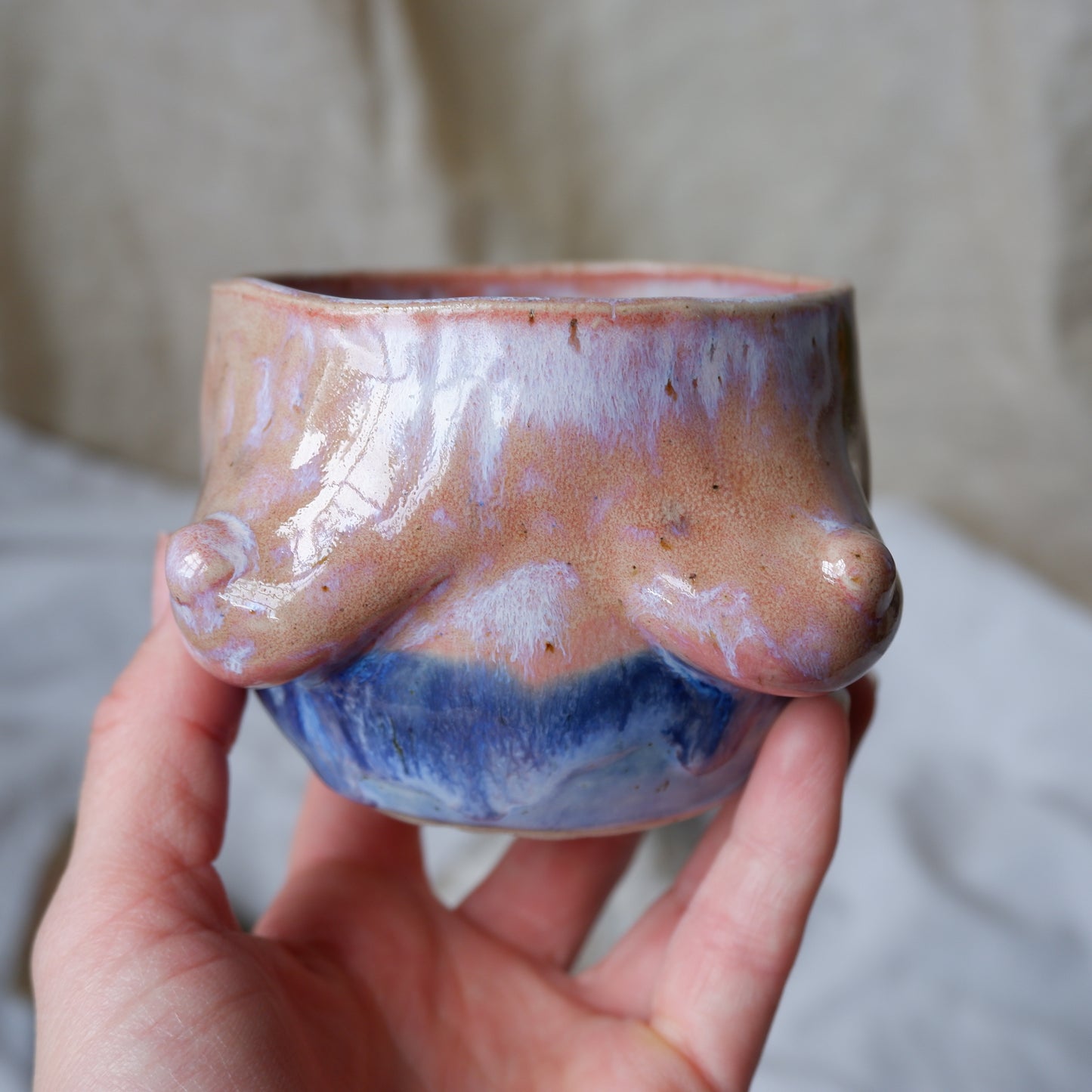 Rosy Blue Mug