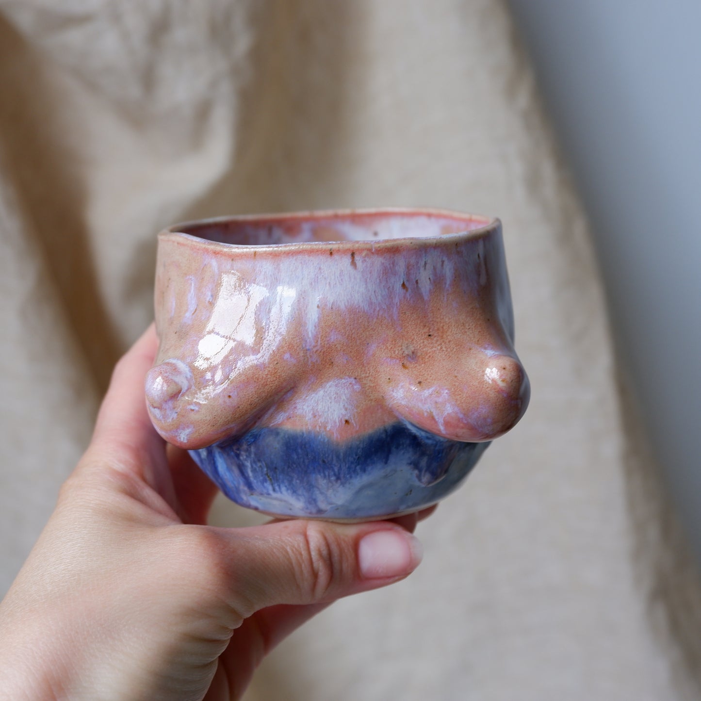 Rosy Blue Mug