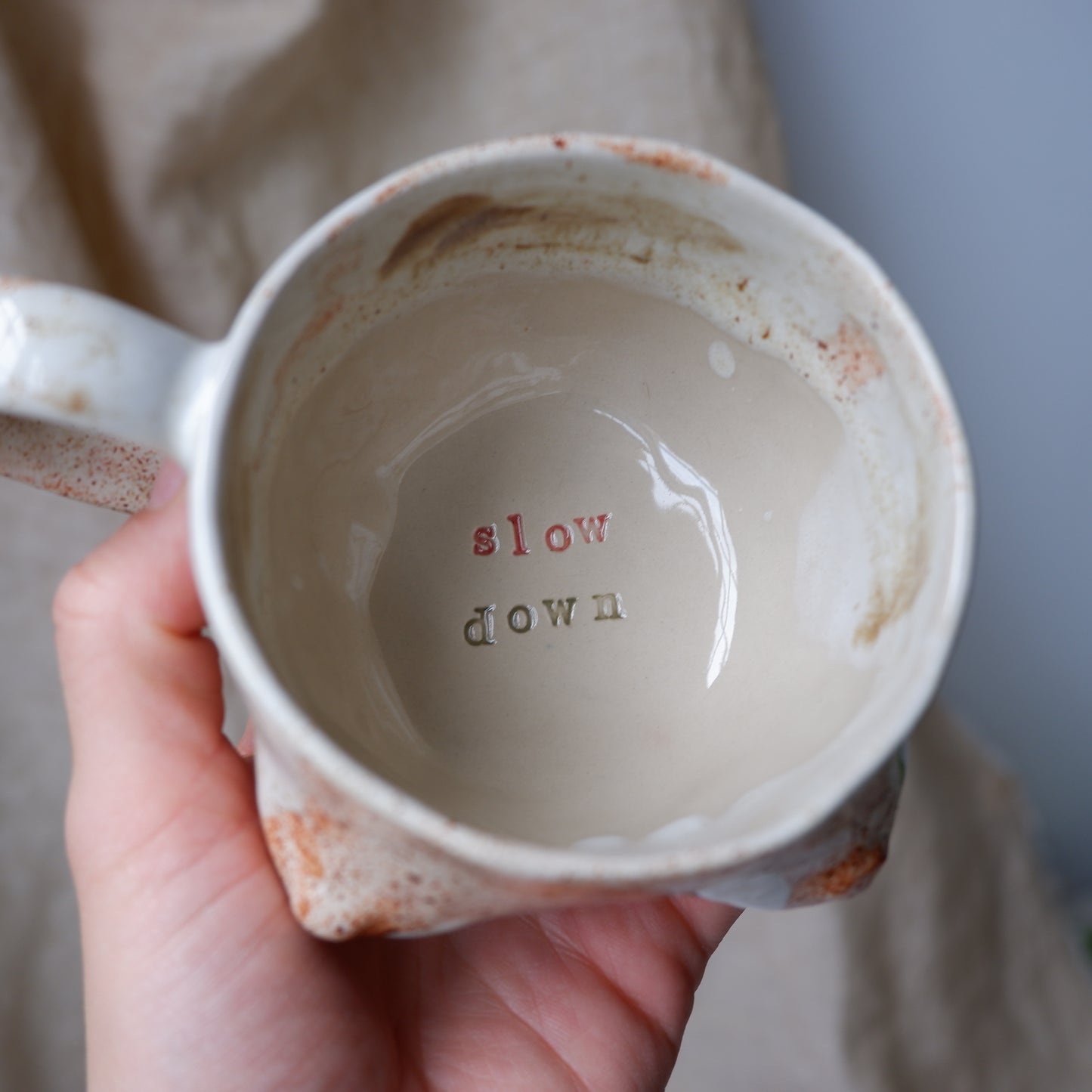 'slow down' Mug