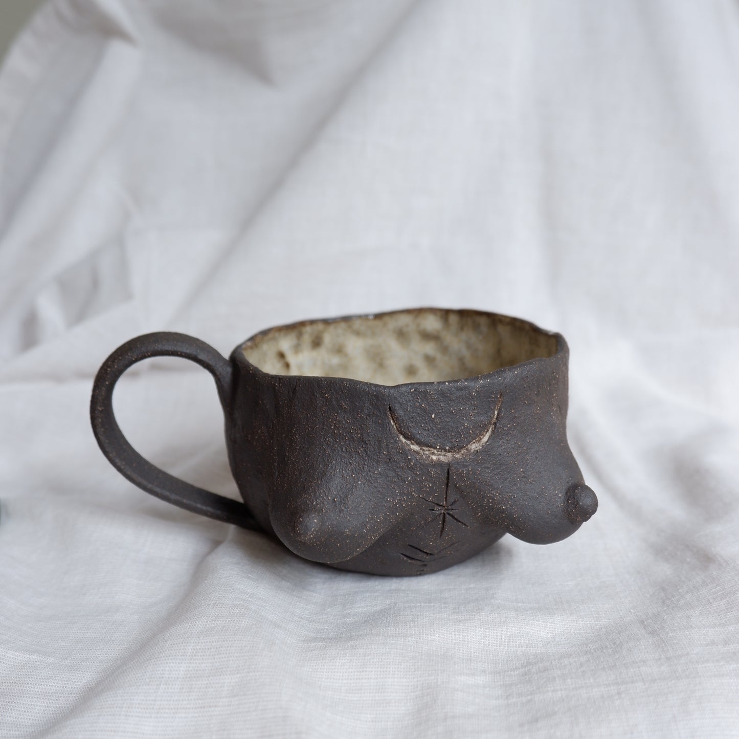 Rooted Collection // Carved tattoo mug / symbolizes guidance and transformation