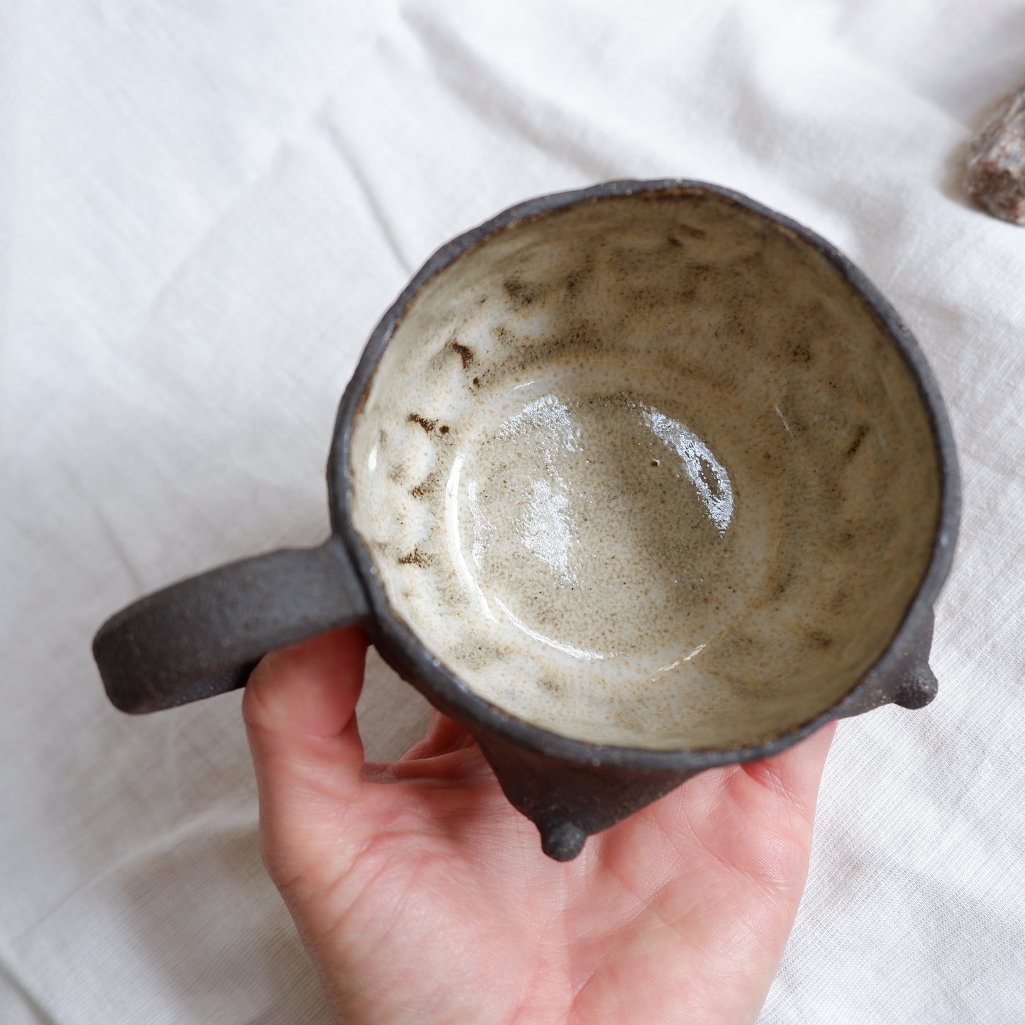 Rooted Collection // Carved tattoo mug / symbolizes belonging and protection