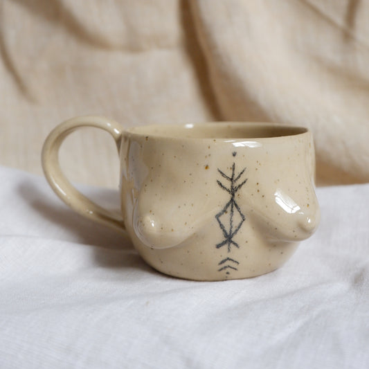 Hand-Drawn Tattoo Mug // Journey