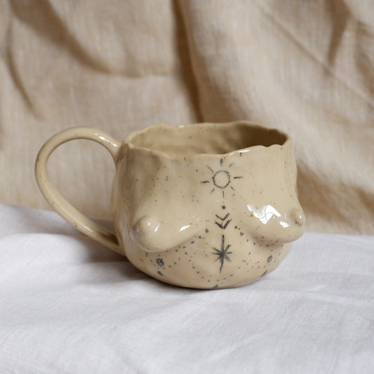 Hand-Drawn Tattoo Mug // Energy