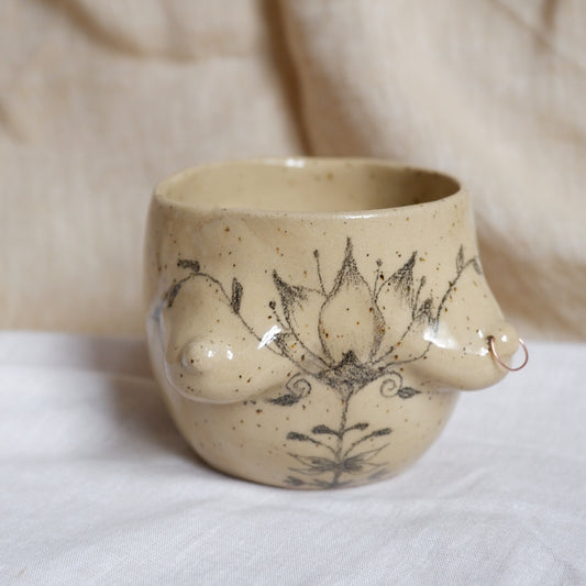 Hand-Drawn Tattoo Mug // Nurture