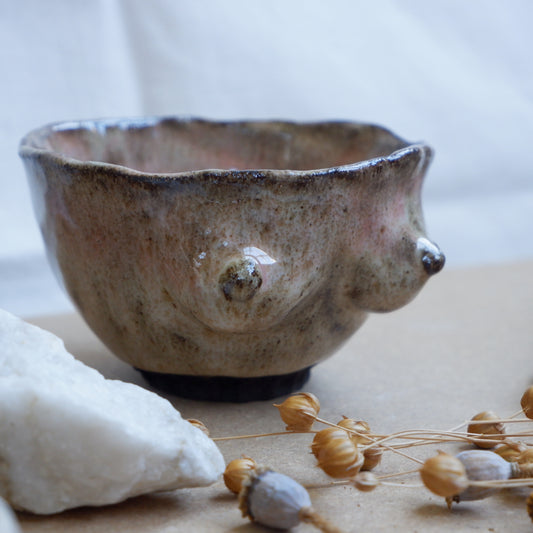 Rooted Collection // Goddess Mug in beige and rose