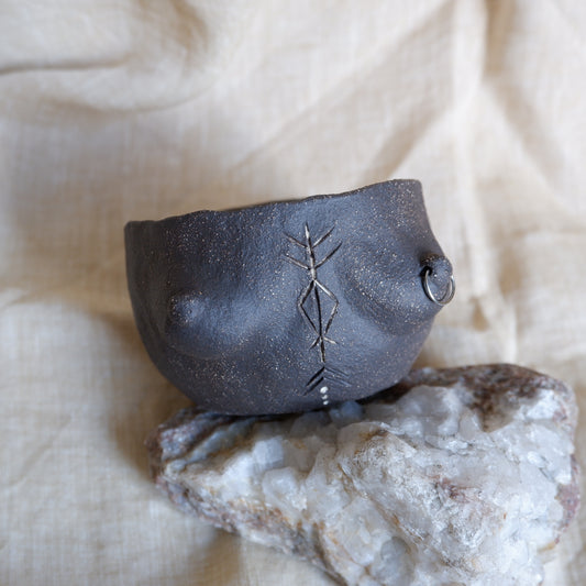 Rooted Collection // Carved tattoo mug / symbolizes journey, inner strength, and abundance