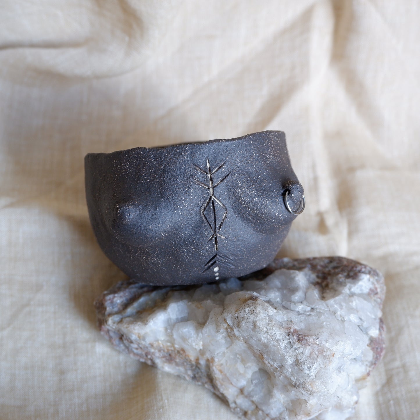 Rooted Collection // Carved tattoo mug / symbolizes journey, inner strength, and abundance