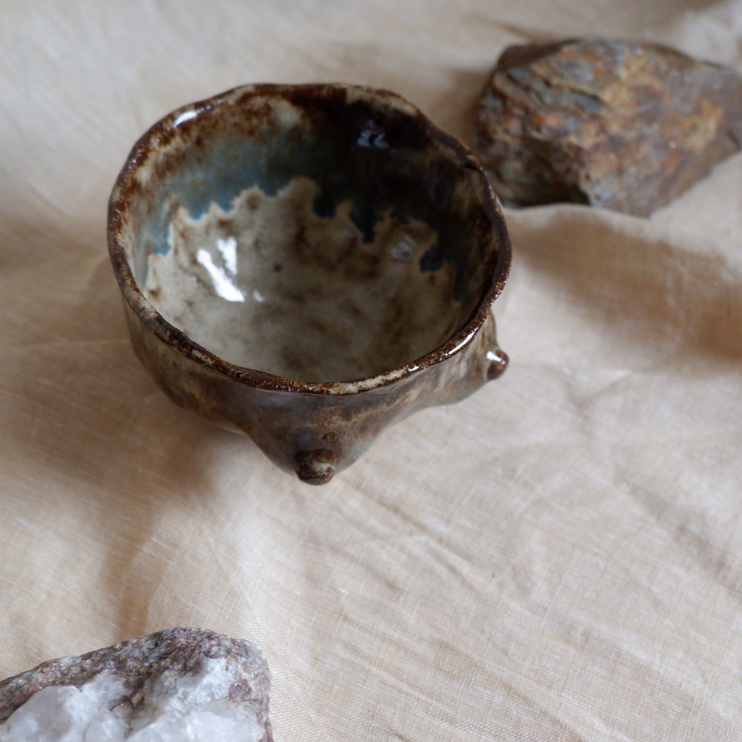 Rooted Collection // Goddess Mug with blue