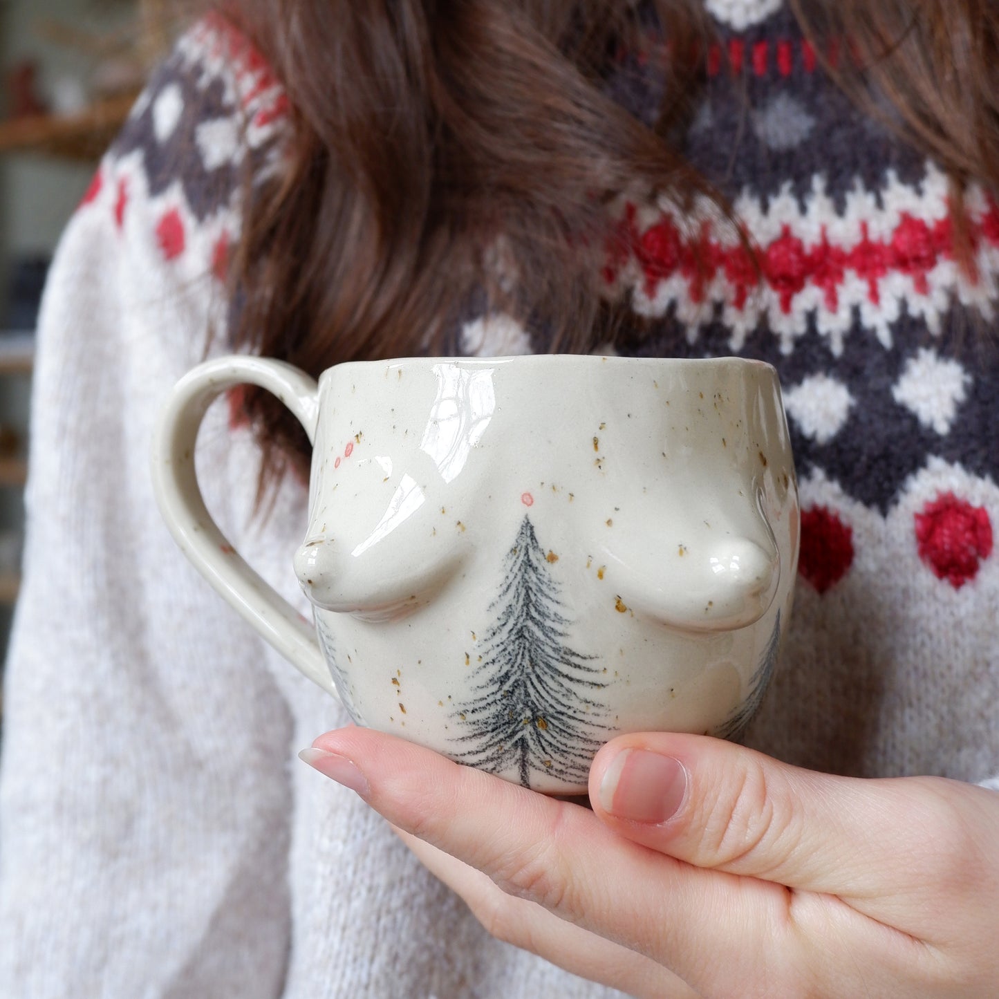 Holiday Mug - Crimson Pine