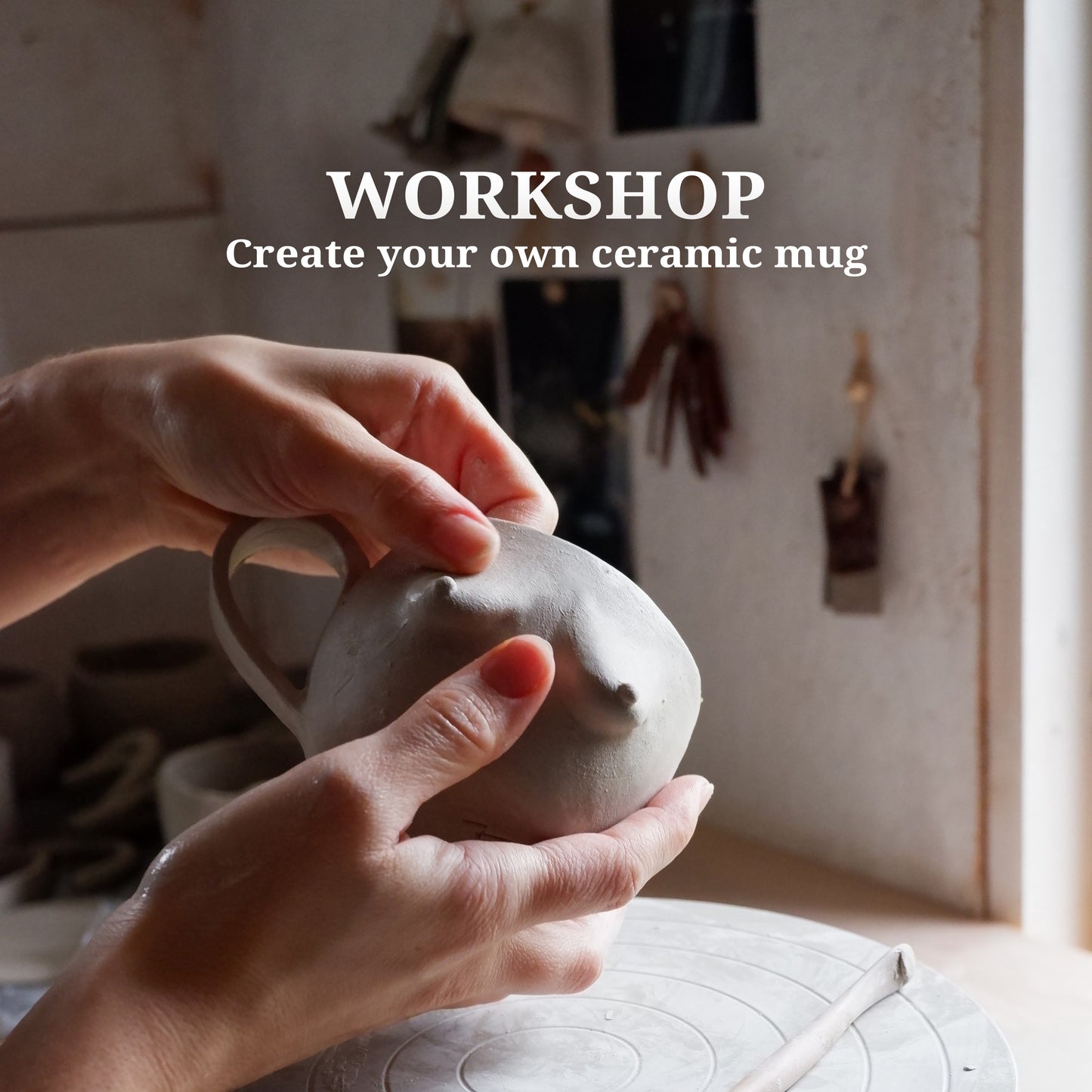 Create your own ceramic mug // Guided Pinching Workshop, 19 November