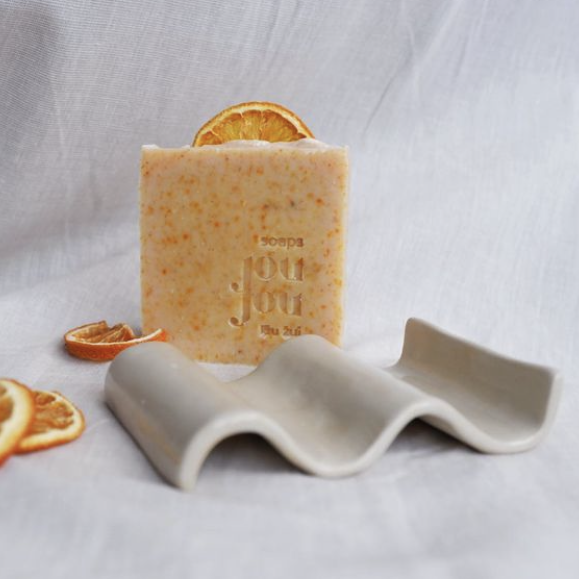 Ceramic soap dish for JouJou Soaps
