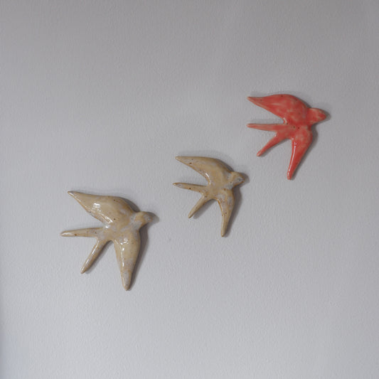 Bird flock no.1 / wall sculptures