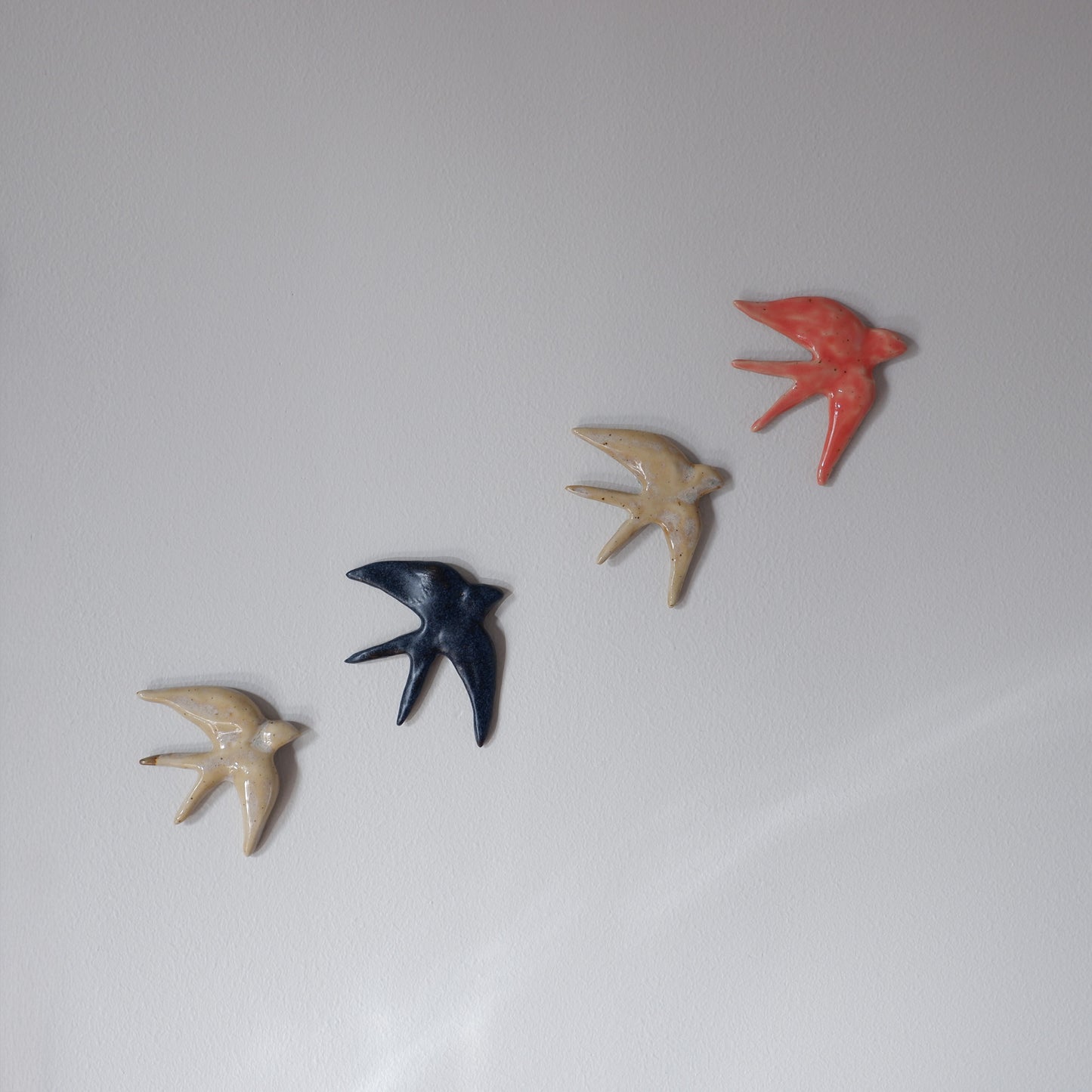 Flock of swallows  no.3 / wall sculptures