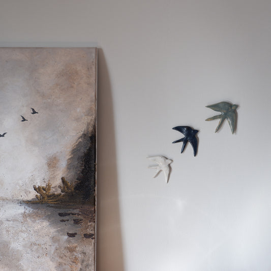 Bird flock no.4 / wall sculptures
