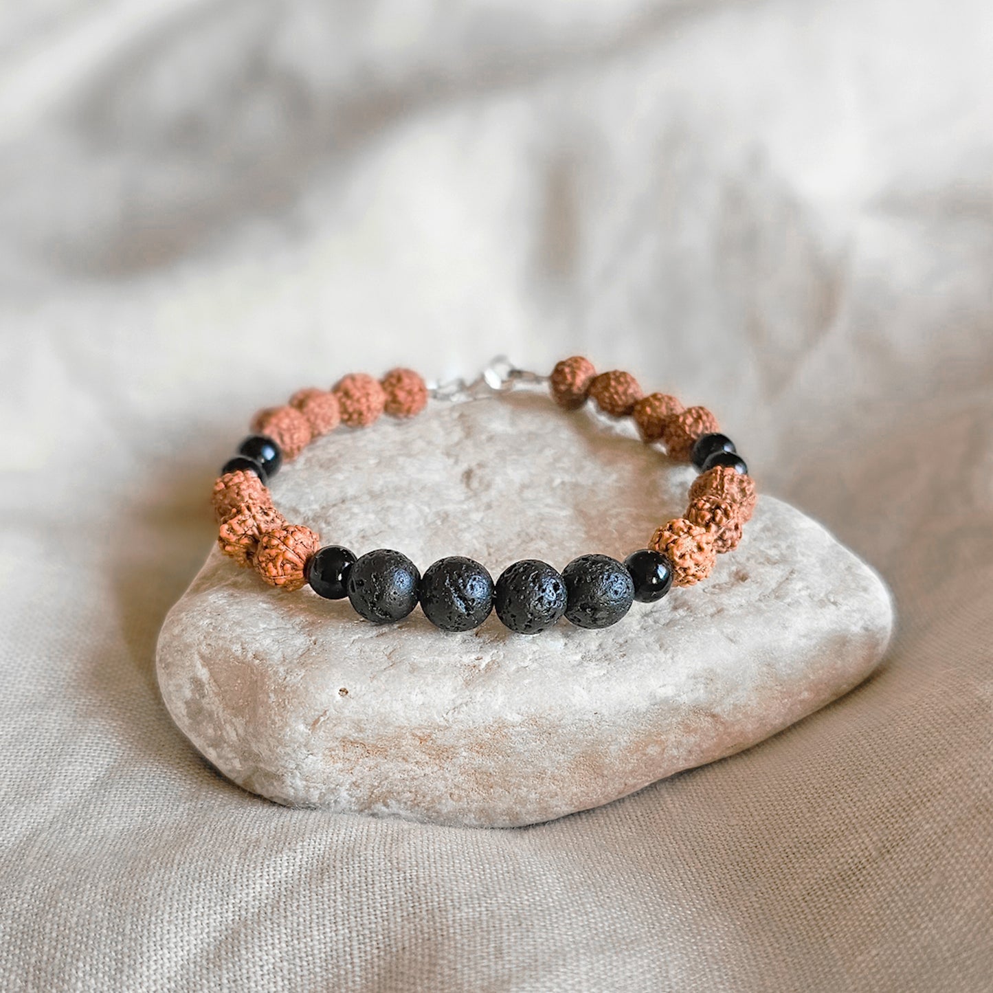 Black lava bracelet