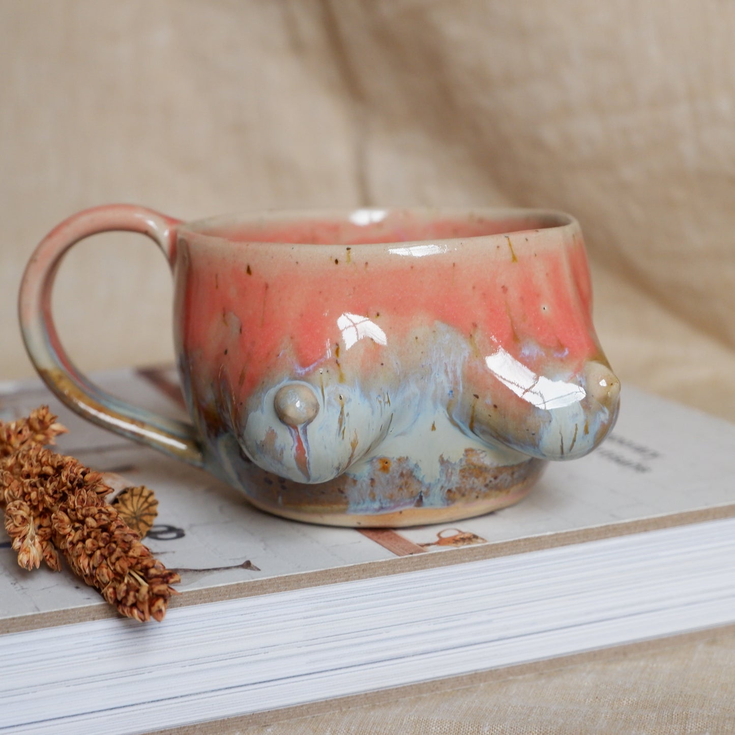 Peach Sky Mug / love yourself