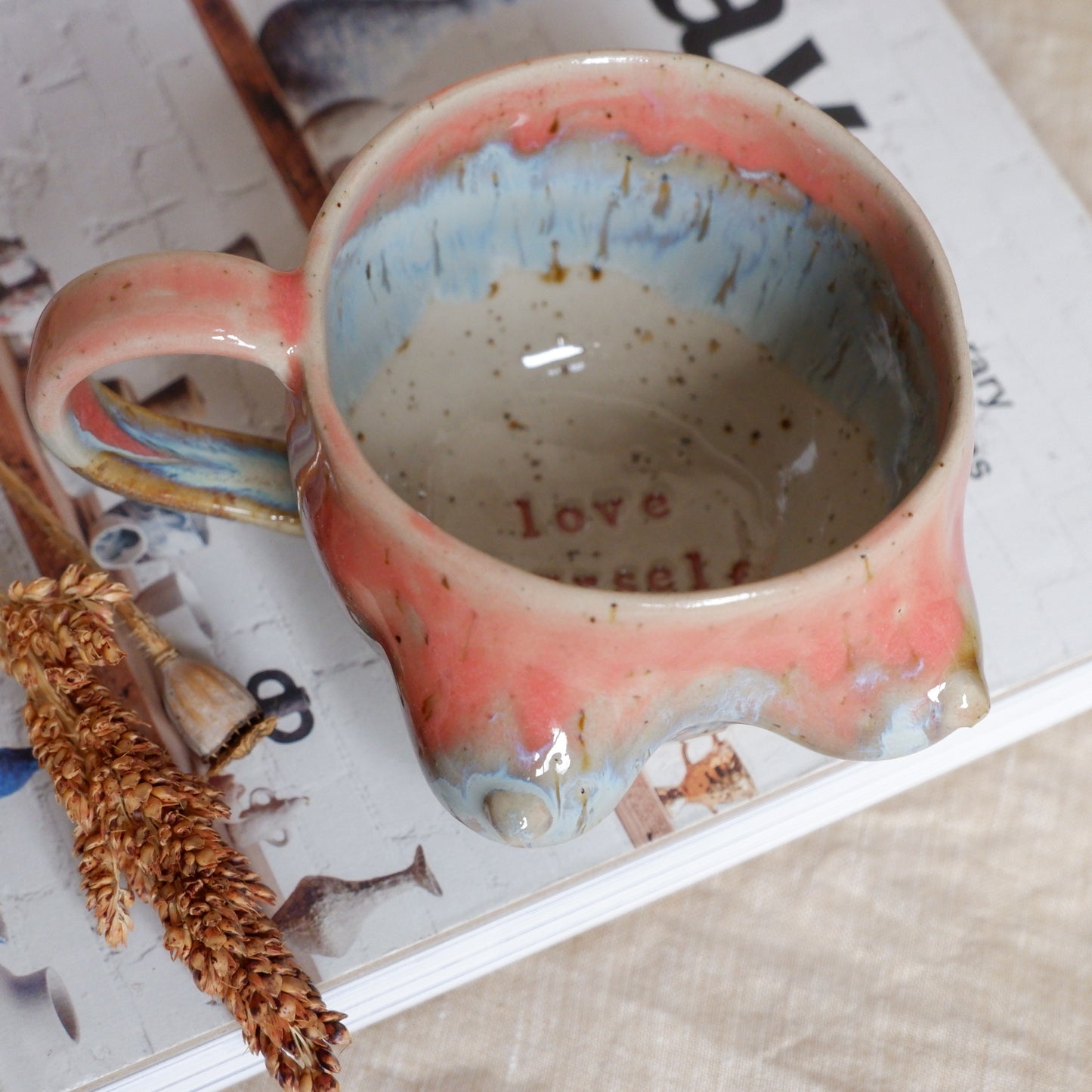 Peach Sky Mug / love yourself