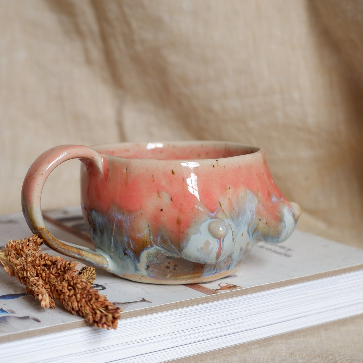 Peach Sky Mug / love yourself
