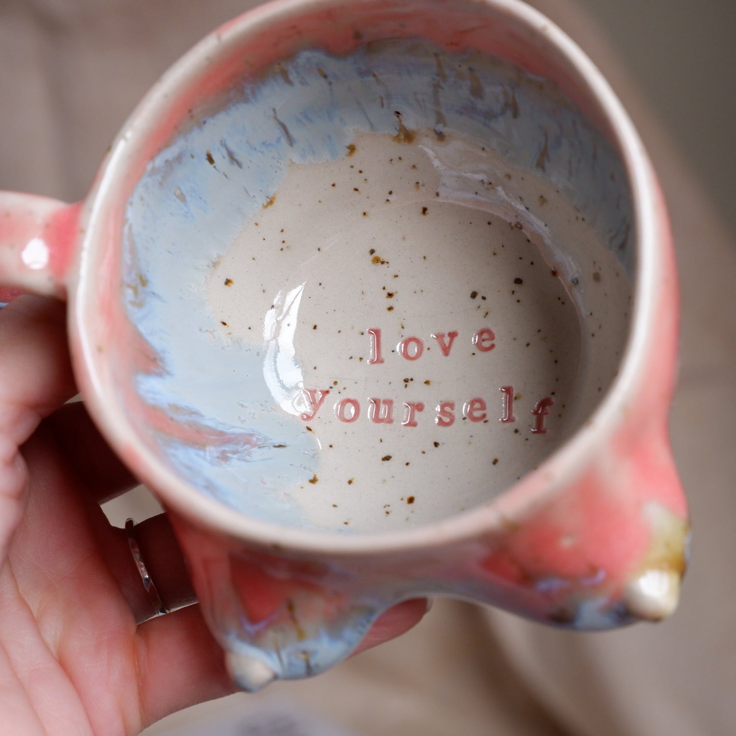 Peach Sky Mug / love yourself