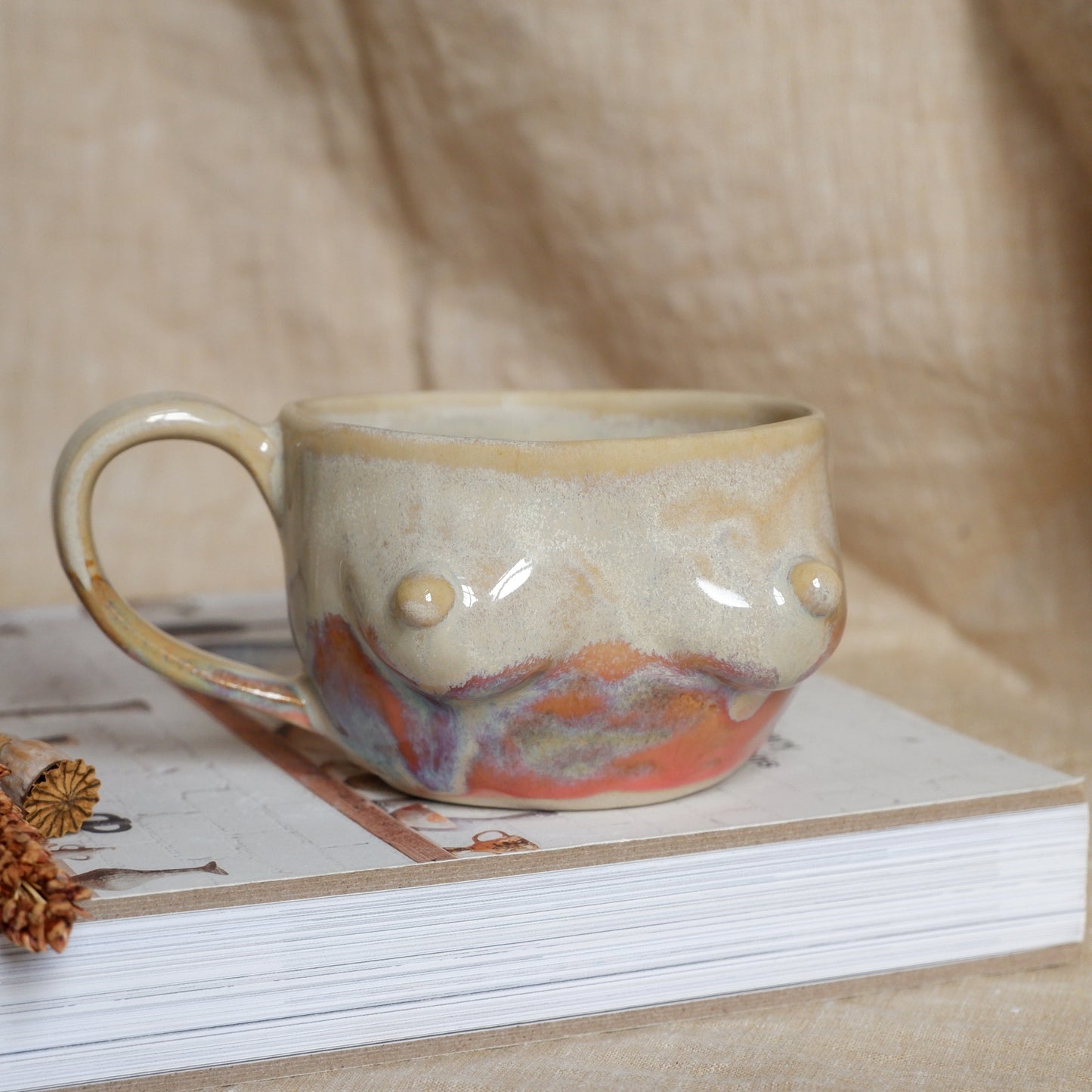 Sandstone Glow Mug / smile