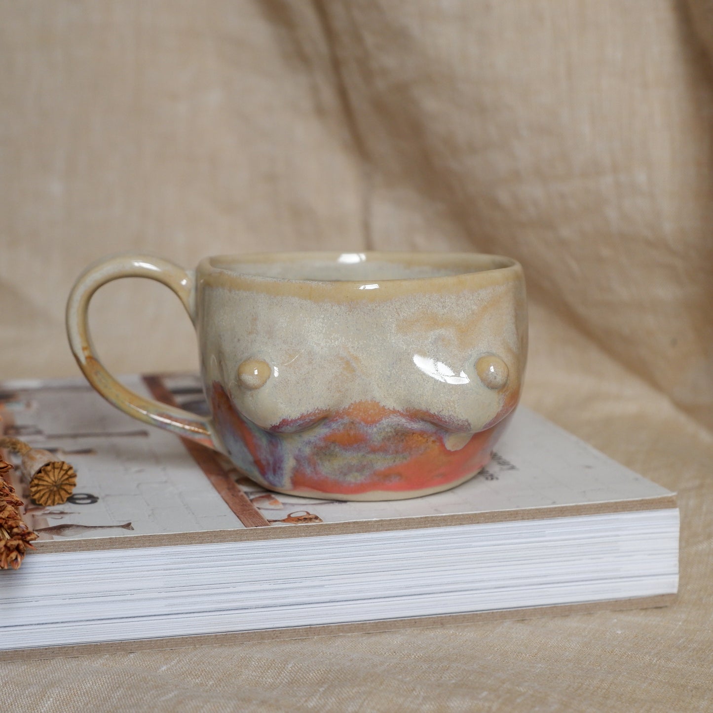 Sandstone Glow Mug / smile