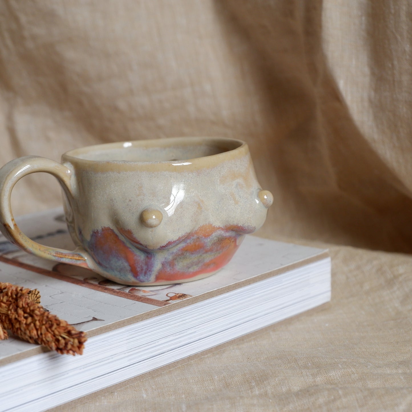 Sandstone Glow Mug / smile