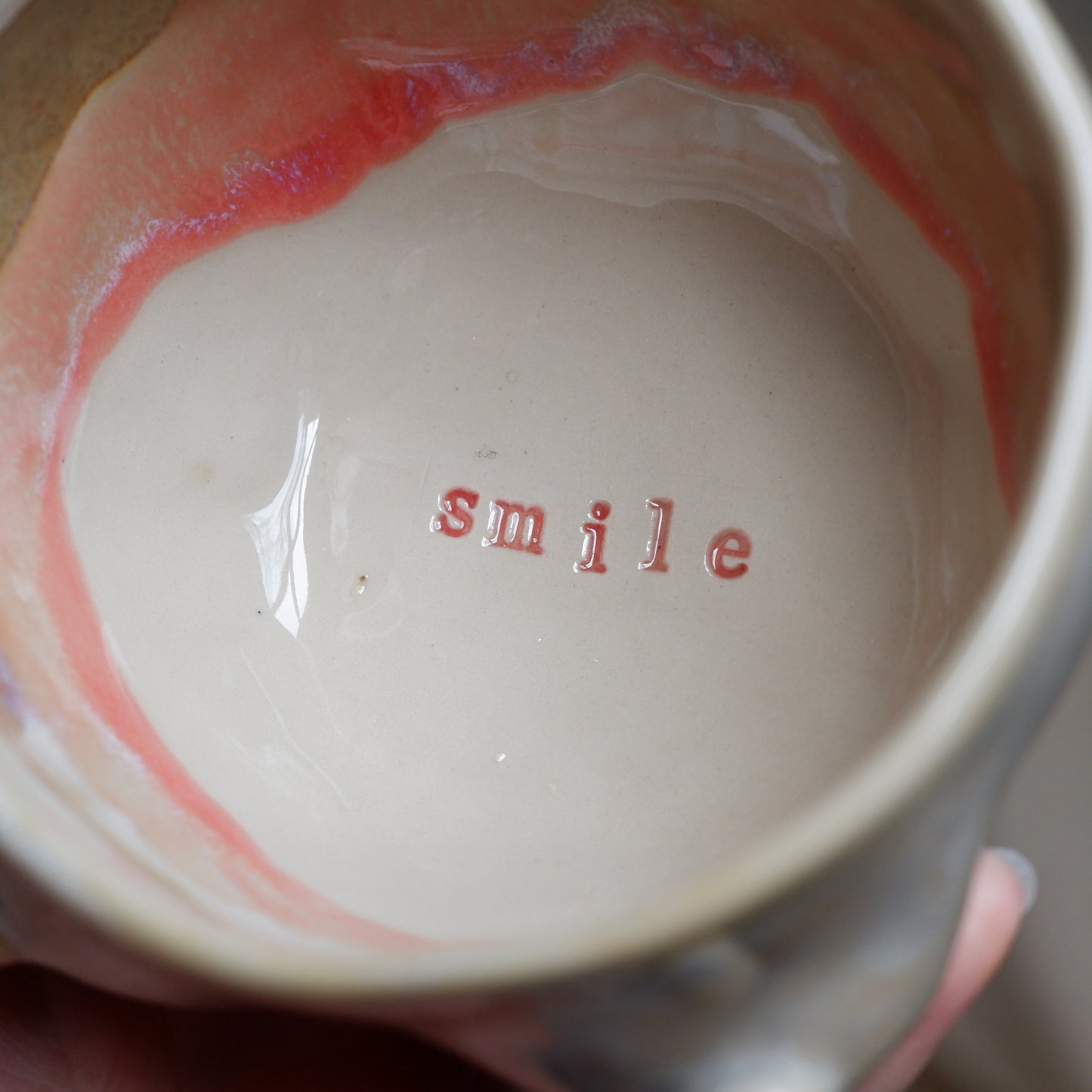 Sandstone Glow Mug / smile