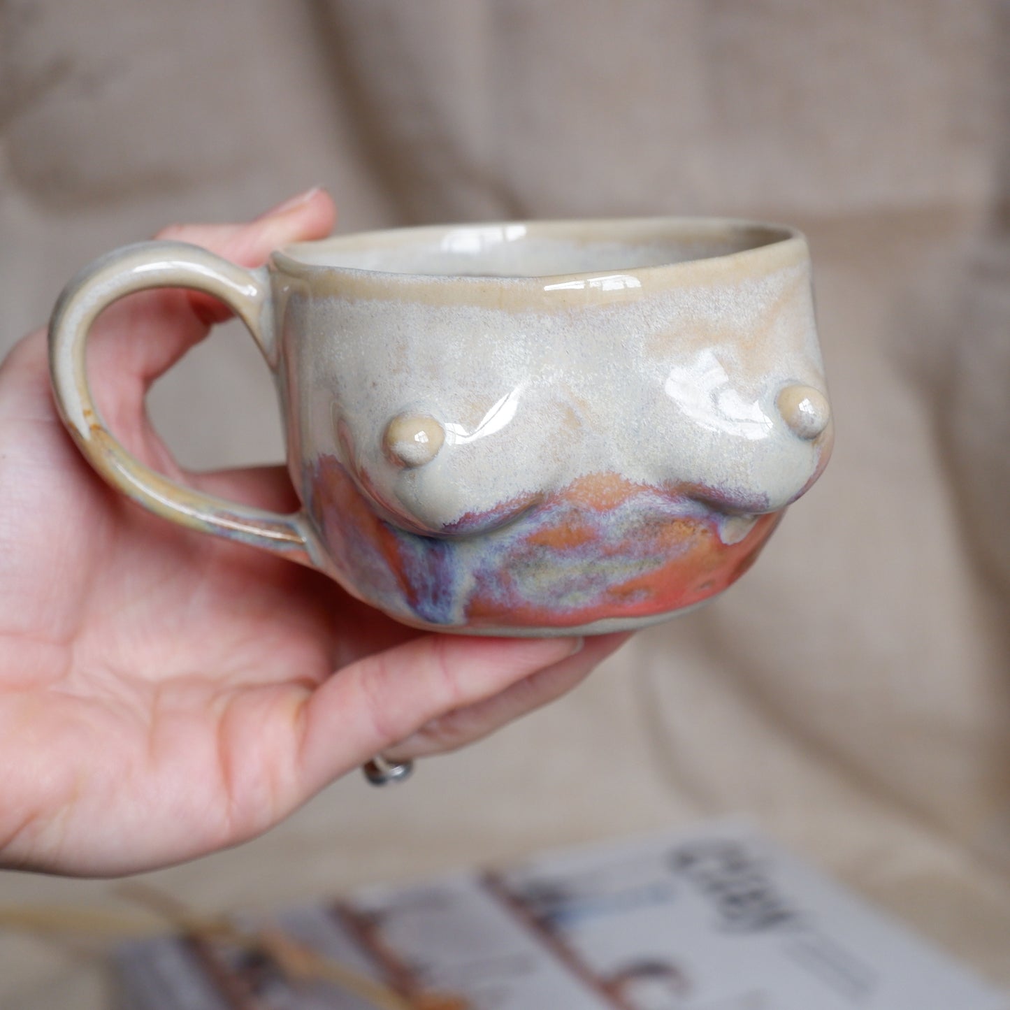 Sandstone Glow Mug / smile