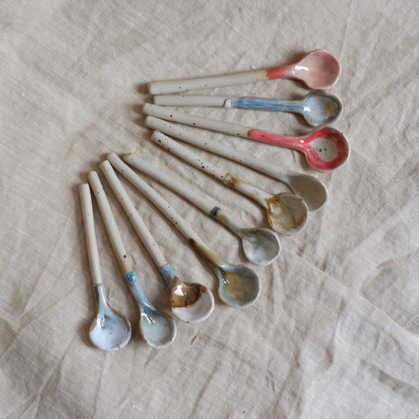 Ceramic spoons