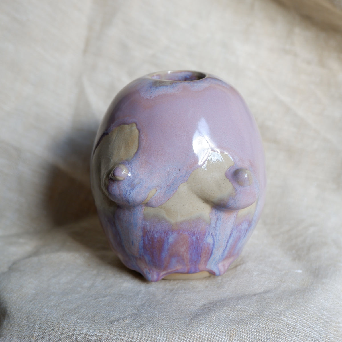 Woman in light purple