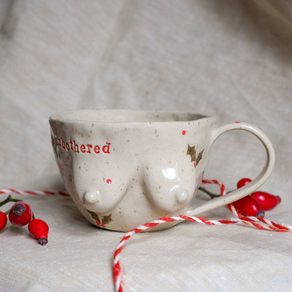 merry&unbothered - holly Mug
